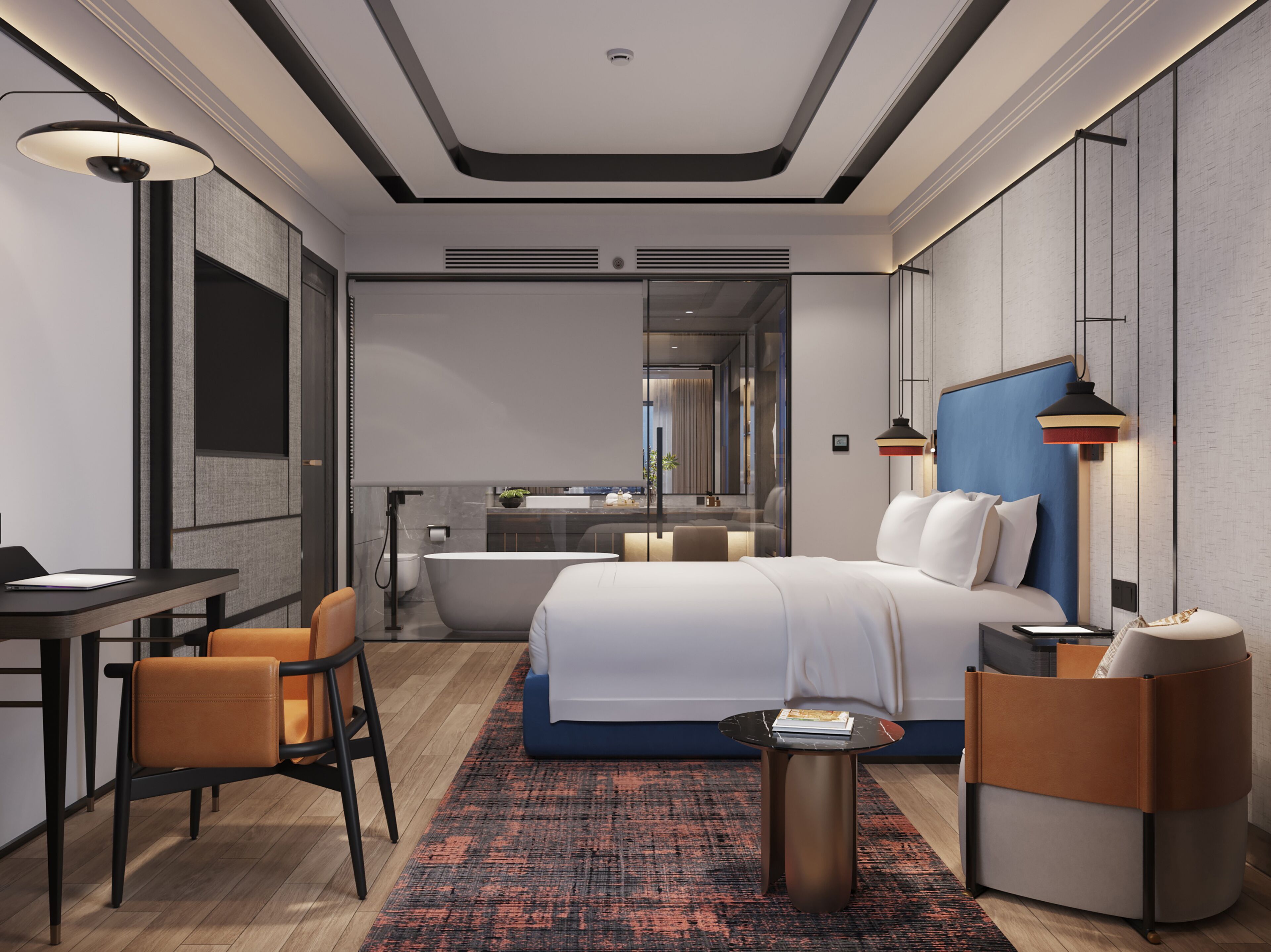 Egyptian cotton sheets, premium bedding, down duvets, Tempur-Pedic beds