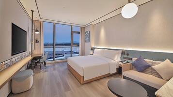 Down duvets, in-room safe, blackout curtains, free cots/infant beds