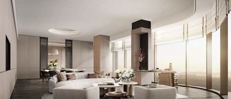 Down duvets, in-room safe, desk, blackout curtains