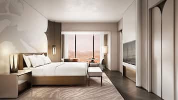 King Presidential Suite | Down comforters, in-room safe, desk, blackout drapes