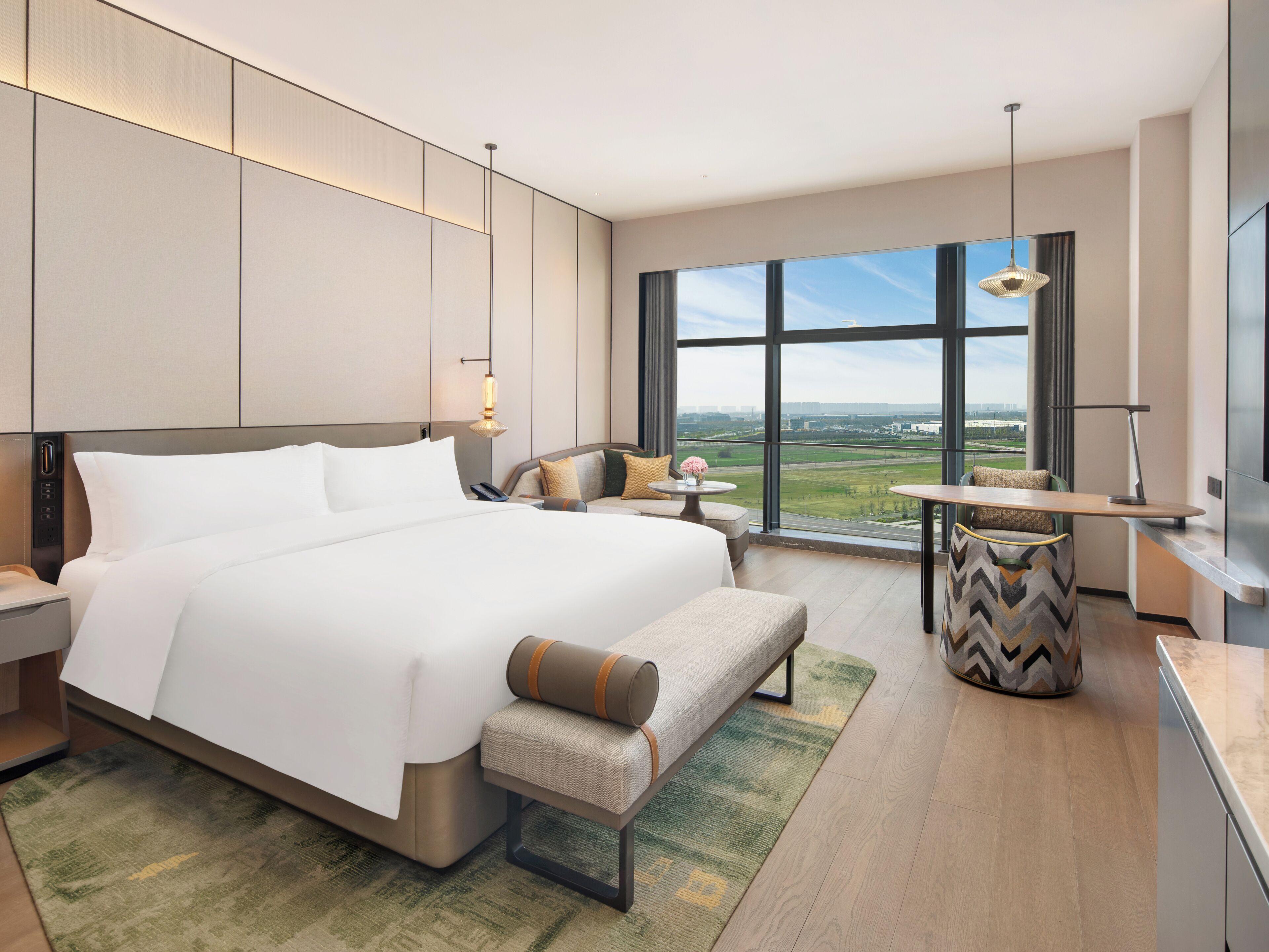 Værelse - 1 kingsize-seng - parkudsigt