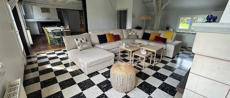 Televisor intel·ligent, llar de foc, videojocs i llibres