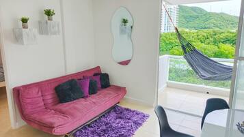 Appartamento Comfort, balcone | Area soggiorno