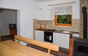 Kühlschrank, Mikrowelle, Herdplatte, Geschirrspüler