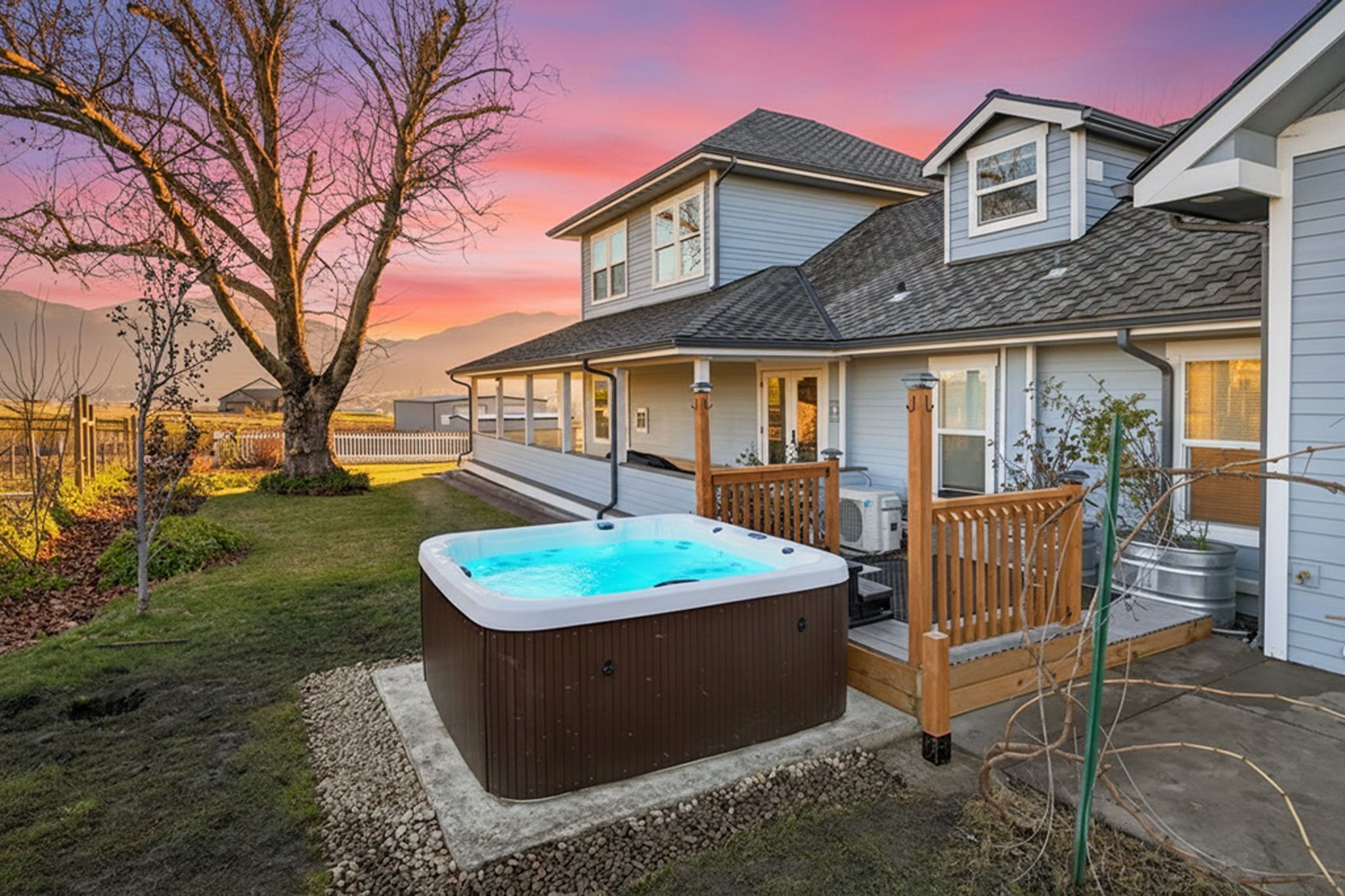 Bain à remous extérieur
