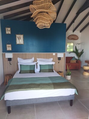 Iron/ironing board, WiFi, bed sheets - Bungalow grand confort le vauclin Martinique 2 persons (Le Vauclin)