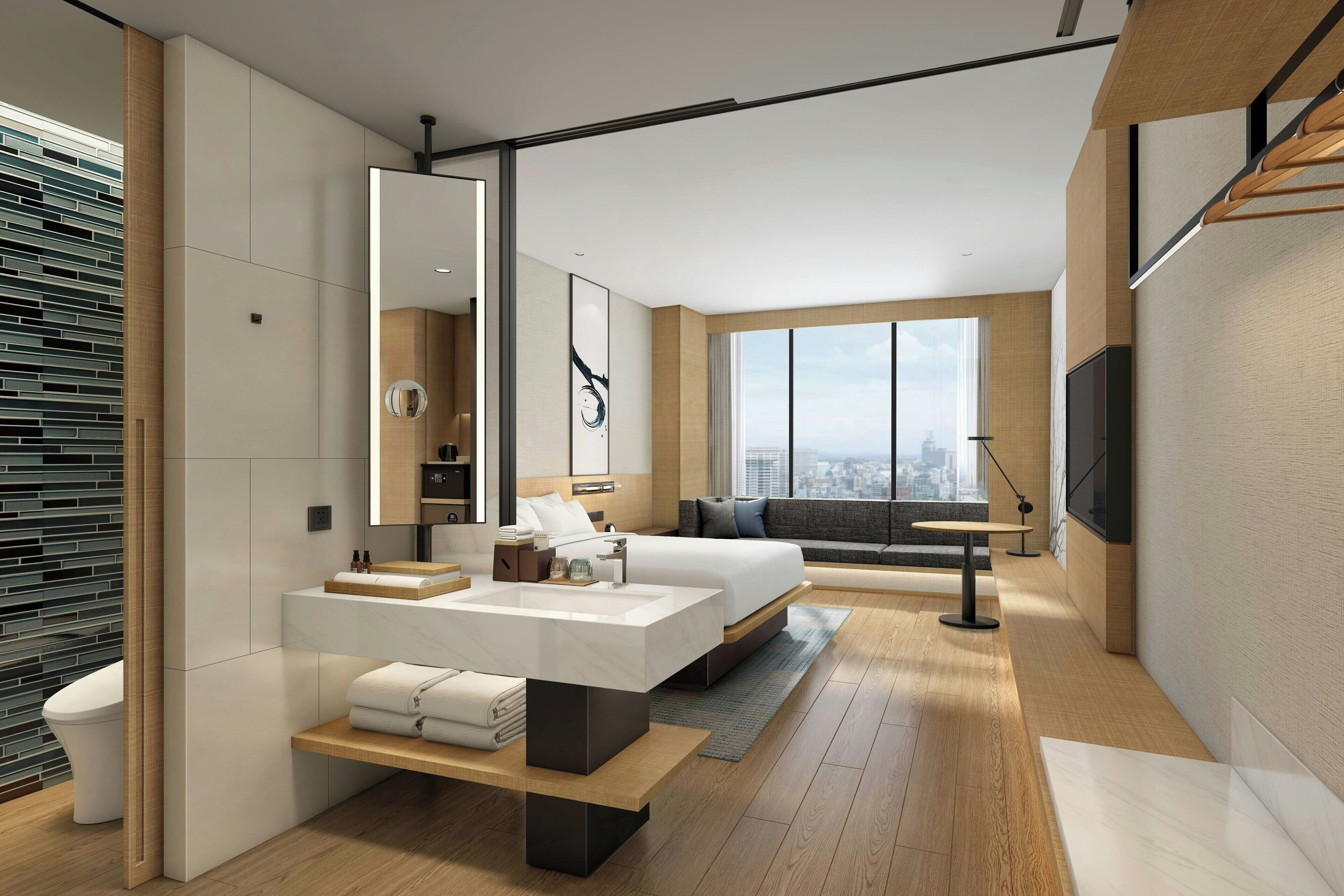 Standard Room, 1 King Bed, City View