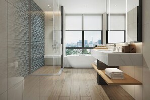 ジュニア スイート キングベッド 1 台 シティビュー | バスルーム