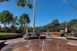 Terrace/patio - Downtown Gilbert • Hot Tub • Glow Golf • Game Room • Sleeps 12 (Gilbert)