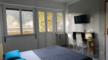 Chambre Double, balcon, vue jardin