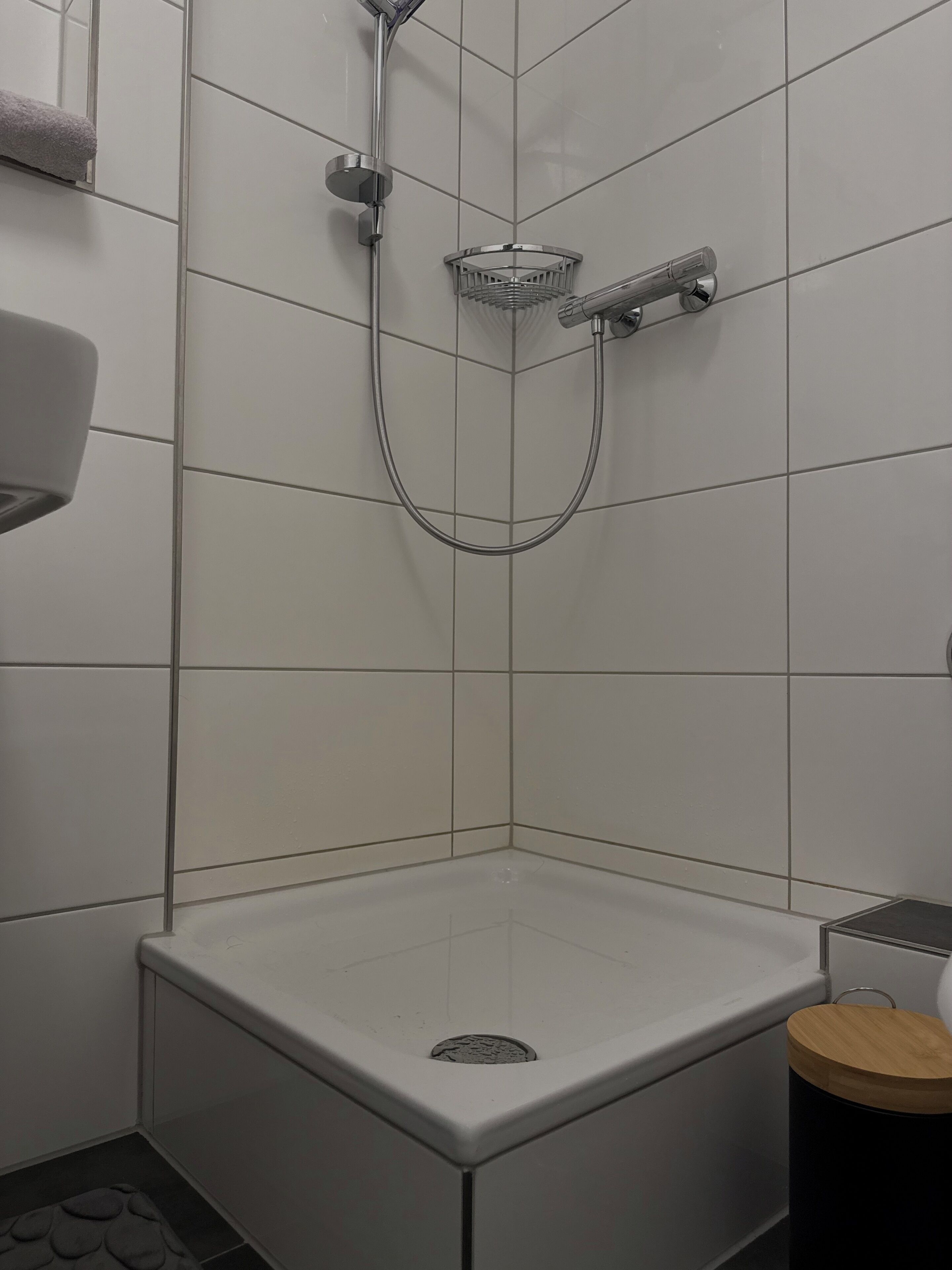 Sèche-cheveux, serviettes fournies, savon, papier toilette