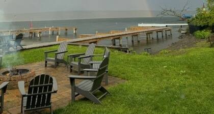 Beautiful brand new home at Plum Point Cottages on Seneca Lake with many extras