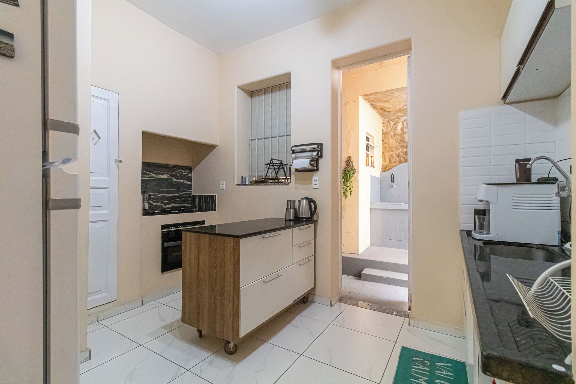 Shared fridge, microwave