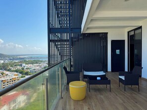 Terrace/patio - Apartment with panoramic terrace overlooking the sea and the city (Mazatlán)