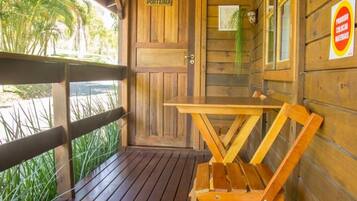 Chalet, 1 habitación | Terraza o patio