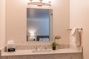 Bathroom - Your Coastal Hideaway: Two Queen Room (Moss Landing)