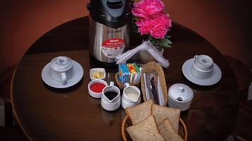 Kontinental frokost er inkludert hver dag