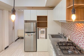 Standard Apartment | Private kitchen - Stunning And Comfortable 2Br At The Wave Kuningan Apartment (Jakarta)