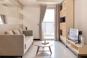 Standard Apartment | Living area - Stunning And Comfortable 2Br At The Wave Kuningan Apartment (Jakarta)