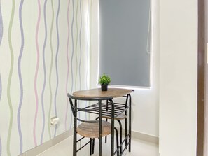 Interior - Modern Neutral Studio Room Transpark Cibubur Apartment (Depok)