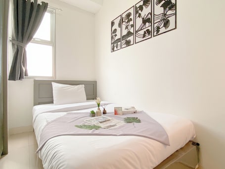 Interior. Cozy Neutral 2Br Apartment At Transpark Juanda Bekasi Timur