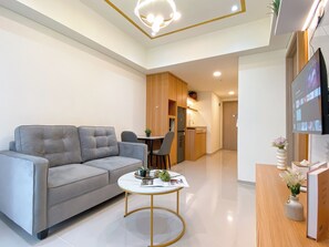 Standard Apartment | Living area - Warm And Cozy 2Br At Meikarta Apartment (Cikarang)