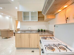 Standard Apartment | Private kitchen - Spacious 2Br With Mall Access At Bellezza Apartment (Jakarta)