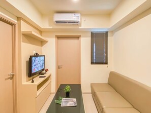 Interior - Warm Neutral 2Br At Meikarta Apartment (Cikarang)