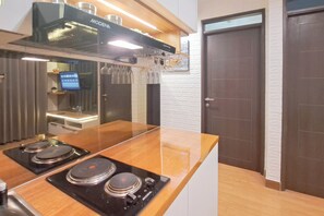 Standard Apartment | Private kitchen - Modern And Comfy 2Br Apartment Mekarwangi Square Cibaduyut (Bandung)
