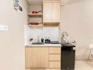 Standard Studio | Private kitchen - Cream Tone 1Br At Royal Sentul Park Apartment (Bogor)