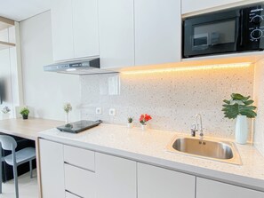 Standard Studio | Private kitchen - Modern Style Studio Apartment At Royal Sentul Park (Bogor)