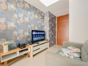 Standard Apartment | Living area - Basic 2Br Near Bojong Indah Station At Vittoria Residence Apartment (Jakarta)
