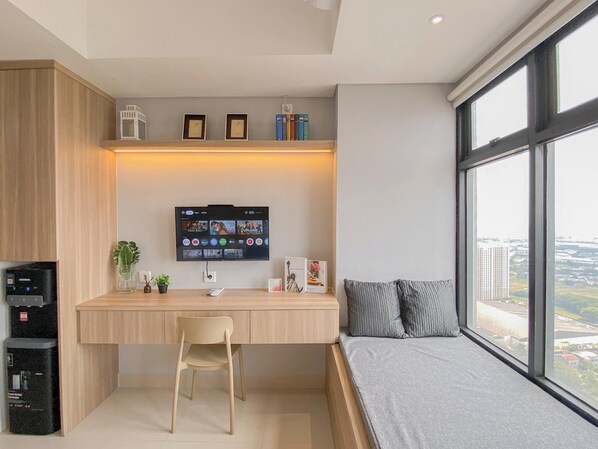 Interior - Nice And Comfortable Studio Room Apartment At Pollux Chadstone (Cikarang)
