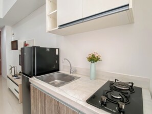 Standard Apartment | Private kitchen - Well Appointed 1Br Apartment At Vittoria Residence (Jakarta)