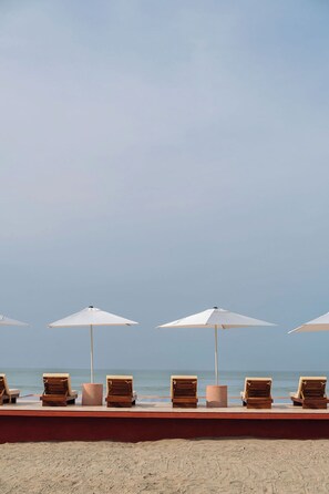Privatstrand, Strandtücher