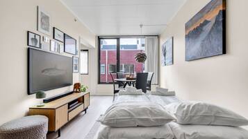 2 slaapkamers, een bureau, wifi, beddengoed