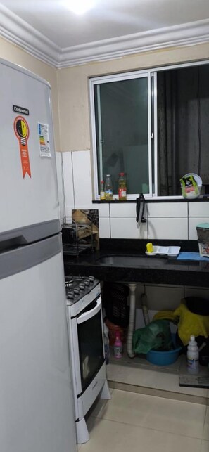 Apartment, 1 Queen-Bett und Schlafsofa, Klimaanlage, Stadtblick | Eigene Küche