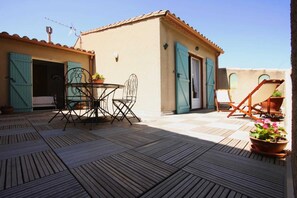 Outdoor dining - La Belle Terrasse - FRAISSE DES CORBIERES (FRAISSE DES CORBIERES)
