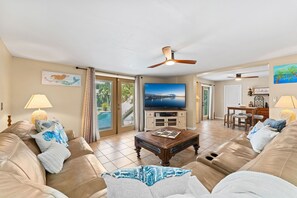 Smart TV - Poolside Paradise in Cocoa Beach 🌴 Sparkling Pool, Tiki Bar & Private Backyard! (Cocoa Beach)