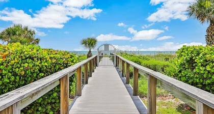 Sunlit Ground‑Floor Corner Condo ☀️ Private Patio, Steps to Beach & Pool!