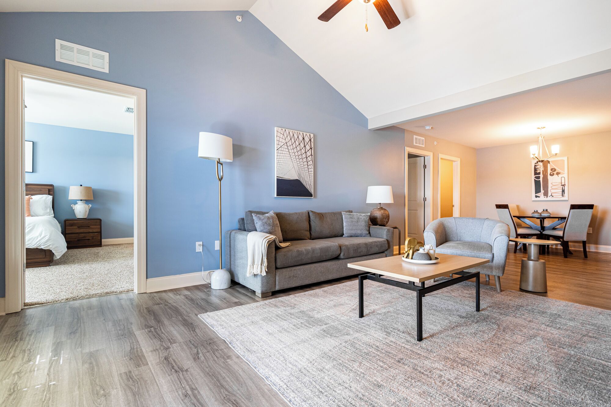 Apartment (3 Bedrooms) | Living room | 50-inch TV with digital channels