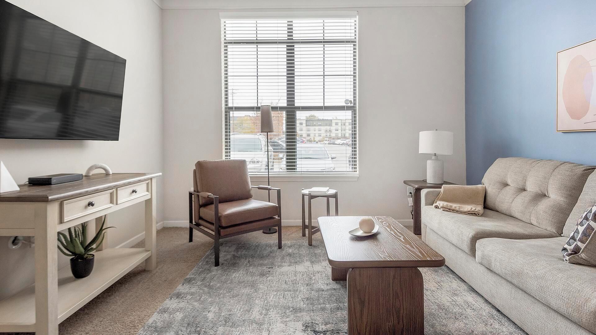 Apartment (1 Bedroom) | Living area