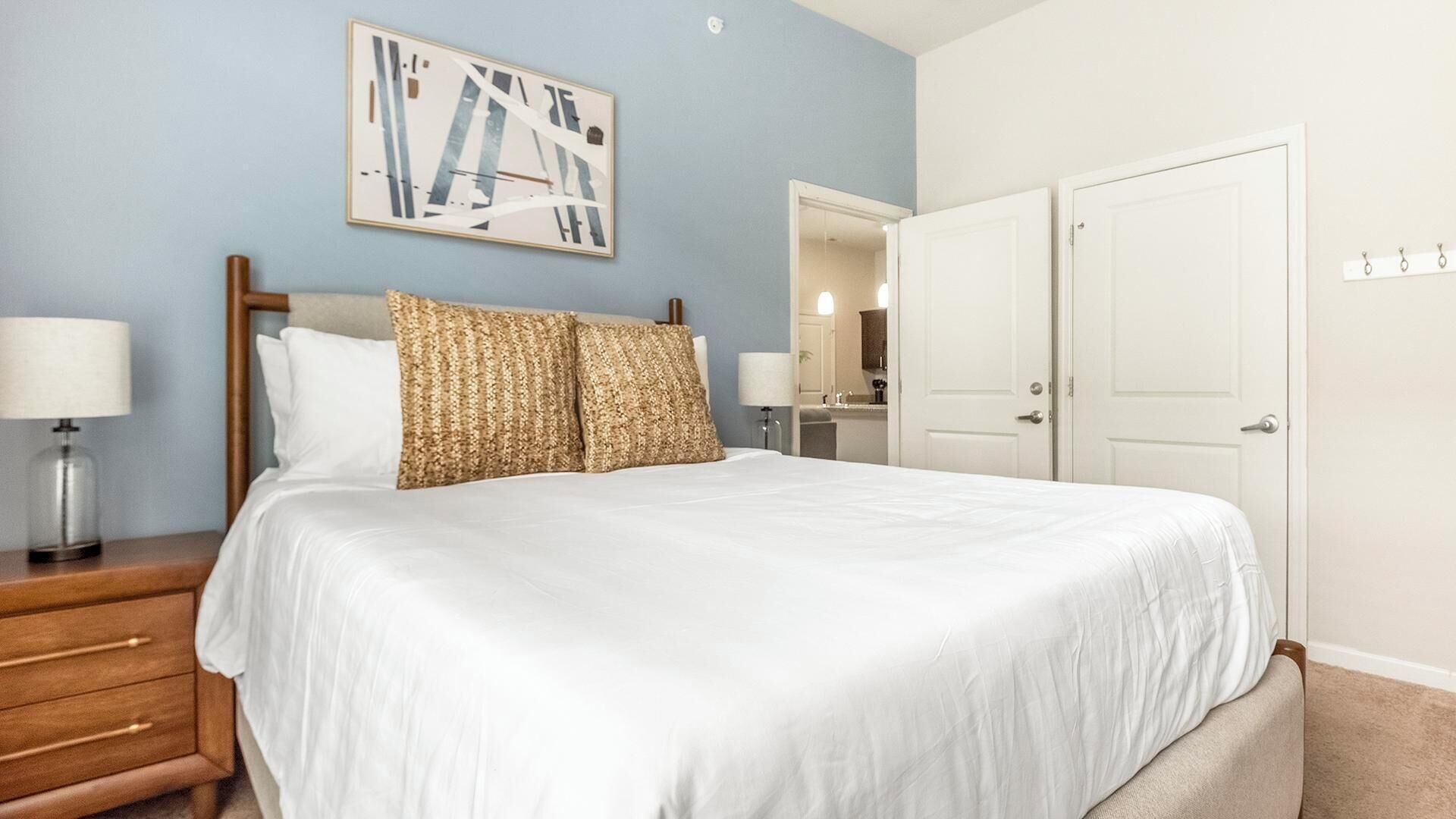 アパートメント (2 Bedrooms) | 2 室のベッドルーム、デスク、ノートパソコン用作業スペース、アイロン / アイロン台