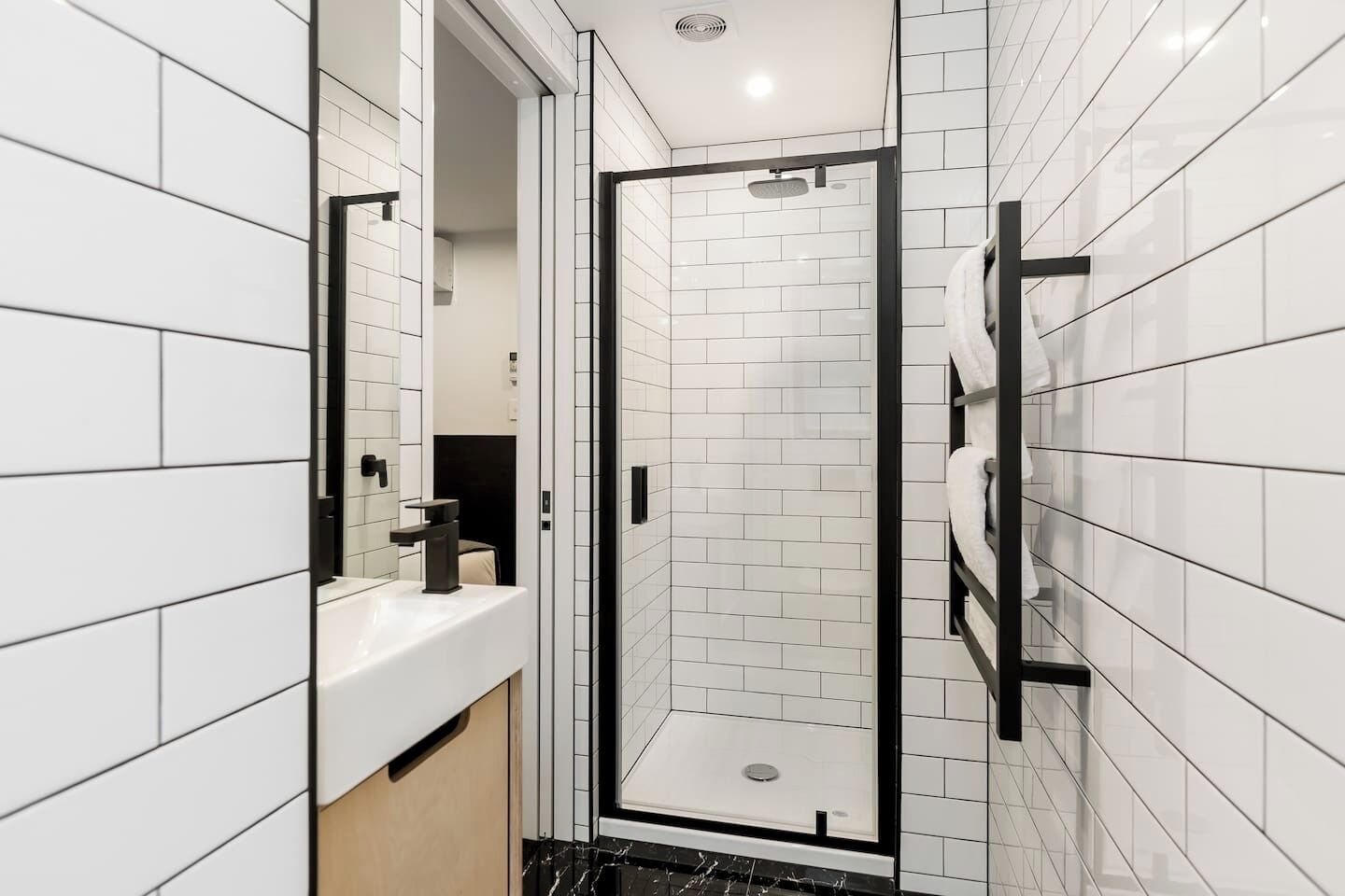 All bedrooms have their own private toilet, shower, heated floors and come with shampoo, conditioner and body wash