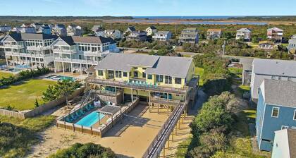 Tide's A Wastin' | Oceanfront | Private Pool and Hot Tub