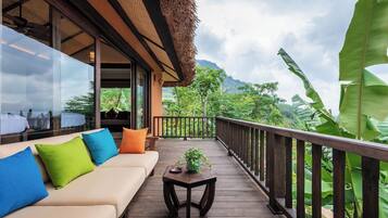Bungalow, 2 Schlafzimmer, Bergblick | Terrasse/Patio
