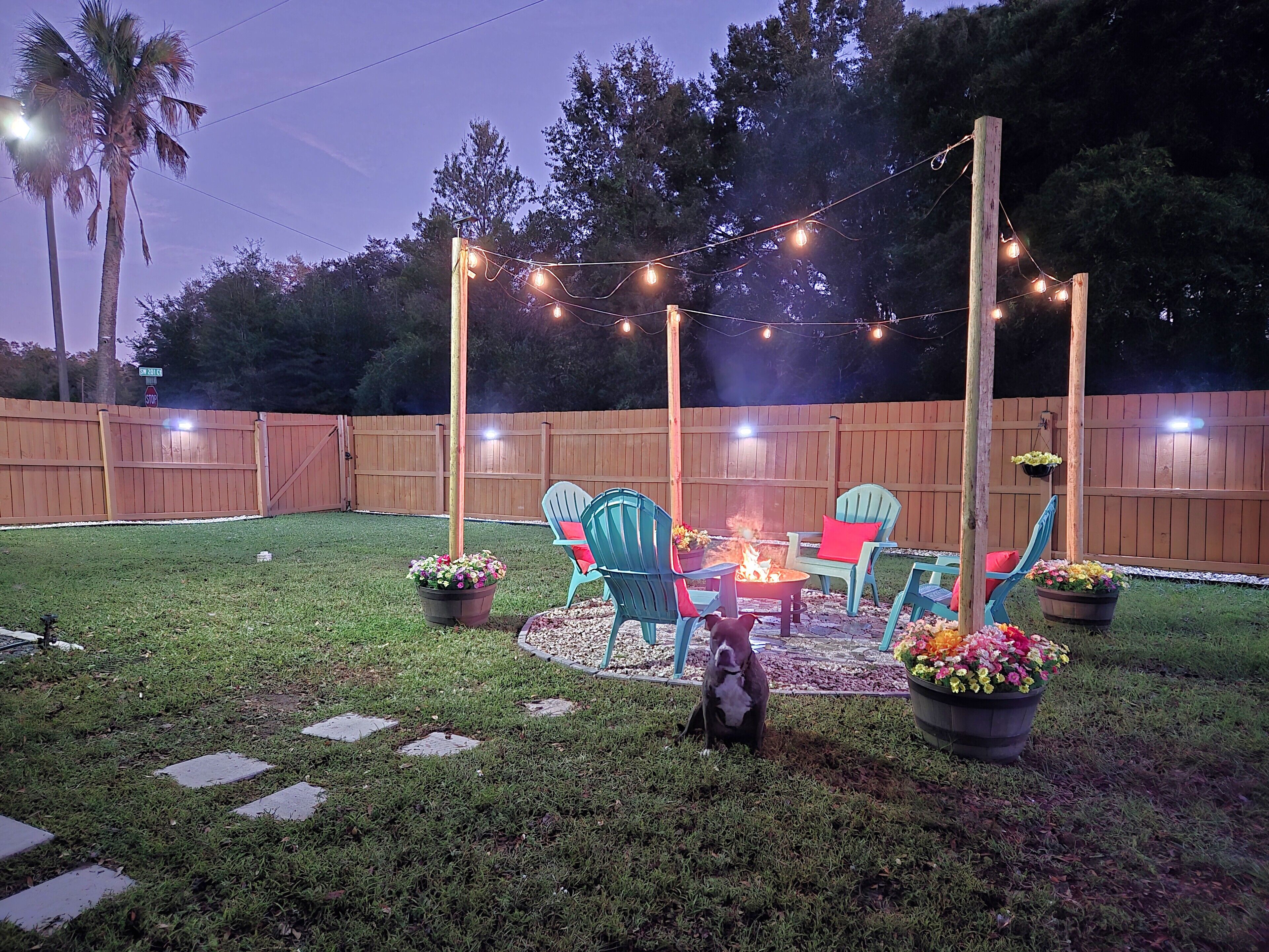 Enceinte de l’hébergement