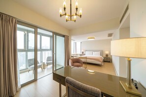 Superior Apartment, 3 Bedrooms, Balcony, City View | Blackout curtains, iron/ironing board, free WiFi - Tyms 3BR Duplex APT Xujiahui Shanghai (Shanghai)