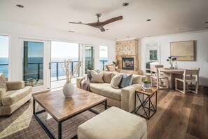 TV connectée, cheminée