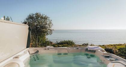 Ocean Views Stun at this Coastal Water's Edge Home